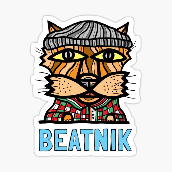 "Beatnik" Sticker