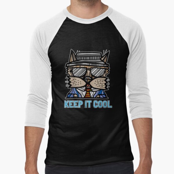 "Keep It Cool" Baseball ¾ Sleeve T-Shirt