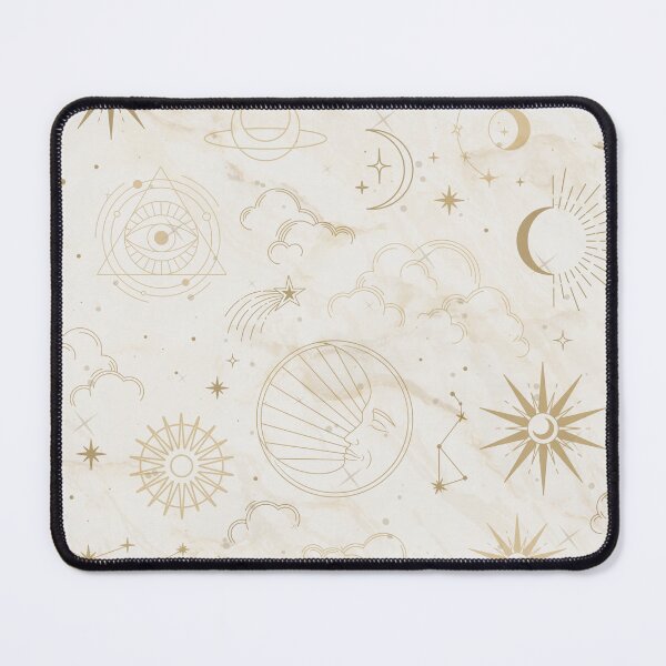 Item preview, beige and gold marble stars and galaxy pattern designed and sold by Beeroclock.