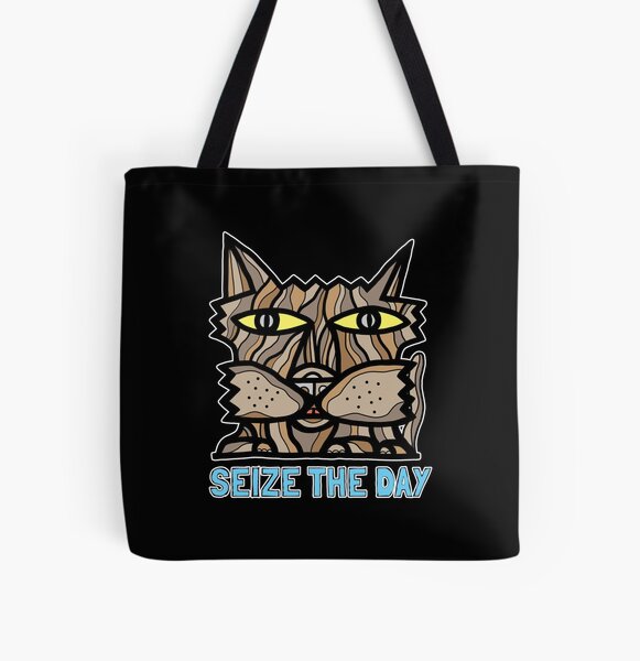 "Seize the Day" All Over Print Tote Bag