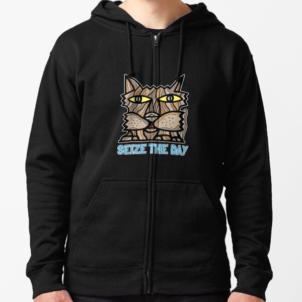 "Seize the Day" Zipped Hoodie