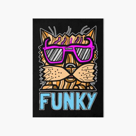 "Funky" Art Board Print