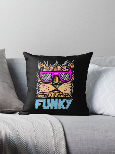 "Funky" Throw Pillow