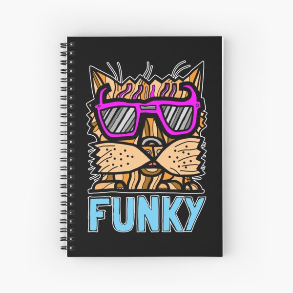 "Funky" Spiral Notebook