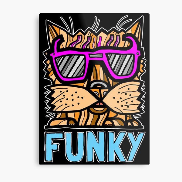 "Funky" Metal Print