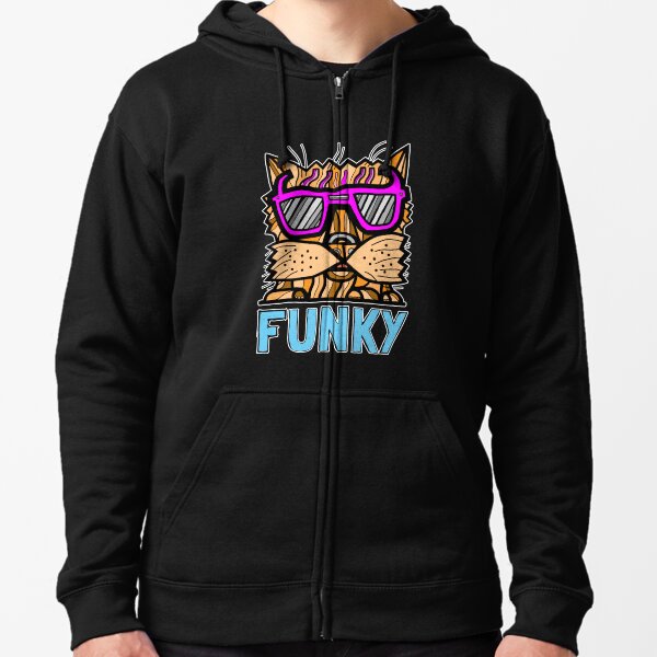 "Funky" Zipped Hoodie