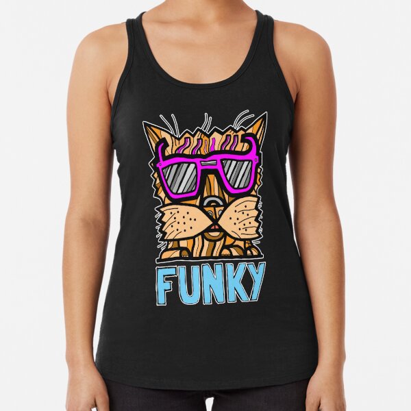 "Funky" Racerback Tank Top