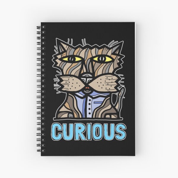 "Curious" Spiral Notebook