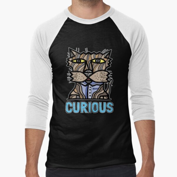 "Curious" Baseball ¾ Sleeve T-Shirt