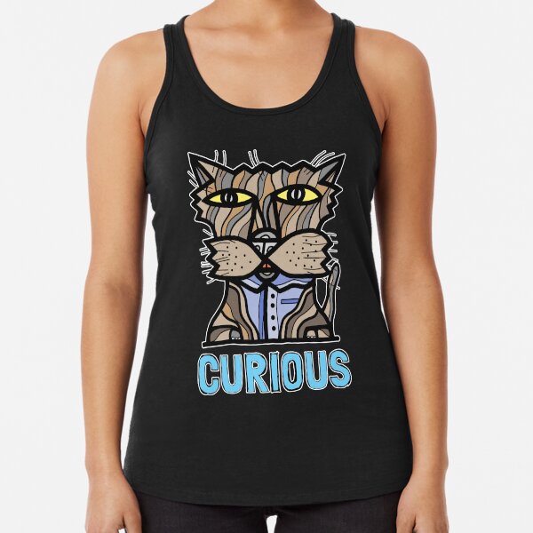 "Curious" Racerback Tank Top