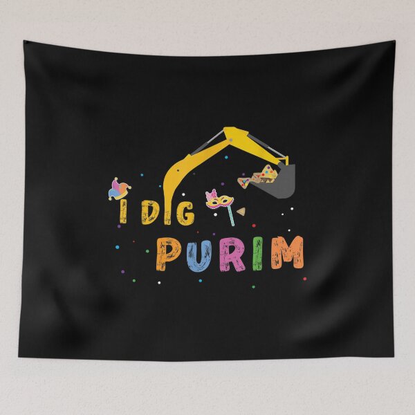 Item preview, I Dig Purim Hamantaschen Jewish Toddlers Boys Girls  designed and sold by terrycar.