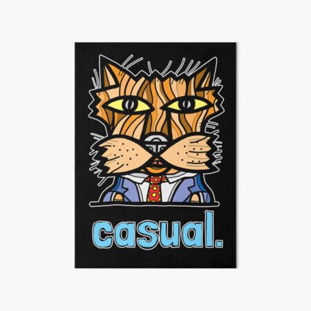 casual. Art Board Print