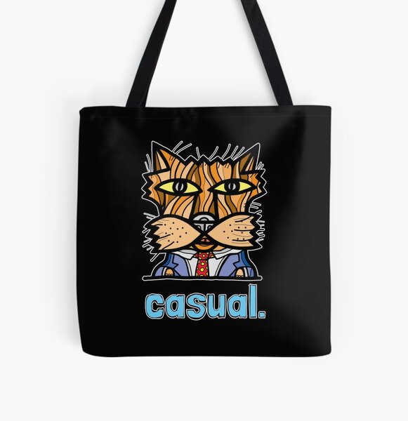 casual. All Over Print Tote Bag