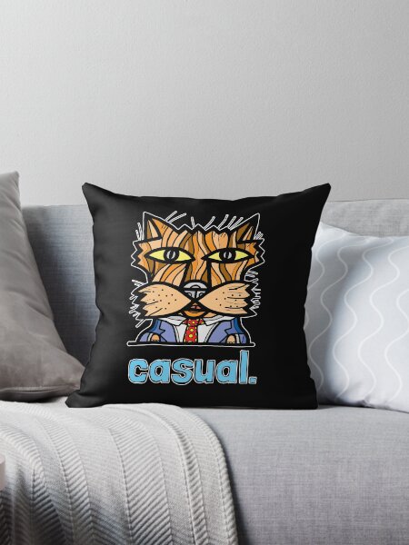 casual. Throw Pillow