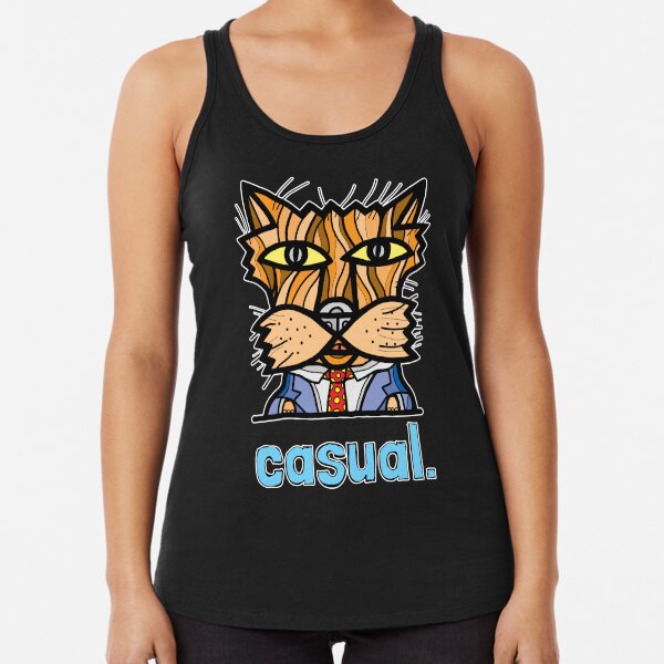 casual. Racerback Tank Top