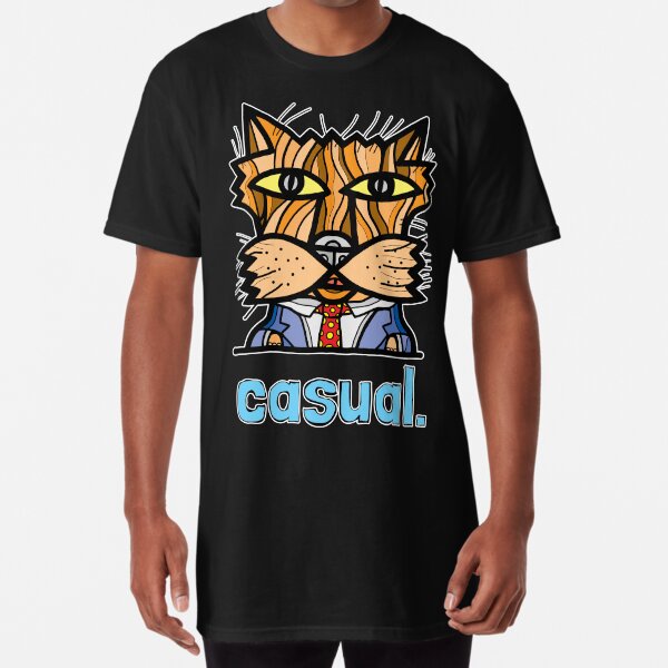 casual. Long T-Shirt