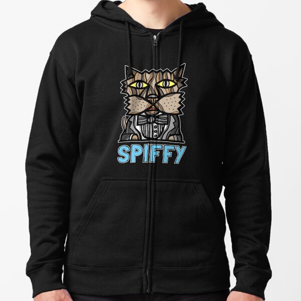 "Spiffy" Zipped Hoodie