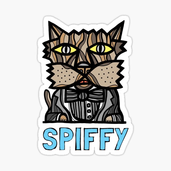 "Spiffy" Sticker