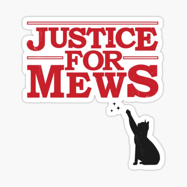 Justice for Bob, Barb, and Mews | Stranger Things Sticker for Sale by  Katie Lutterschmidt