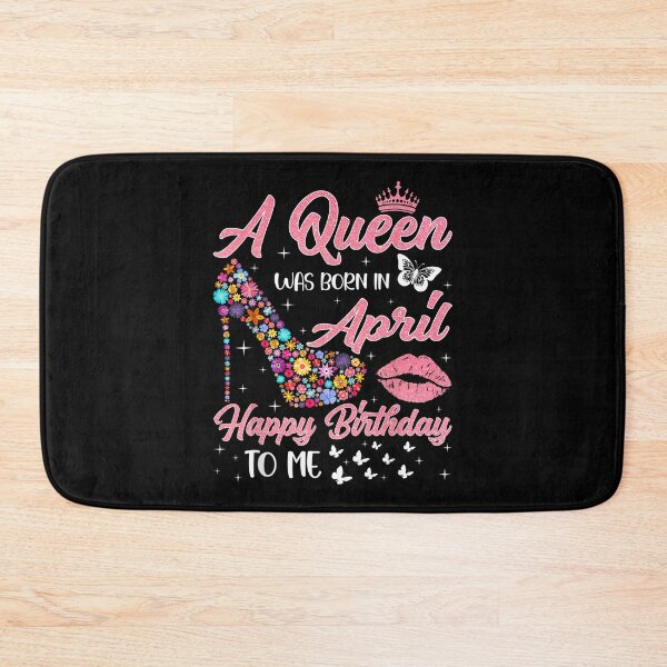 Item preview, A Queen Was Born In April Flowers High Heel Bday Girl  designed and sold by terrycar.