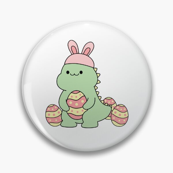 Artikelvorschau, Bunny Saurus mit Ei, Eierjäger, fröhlicher Ostertag entworfen und verkauft von narinari32.