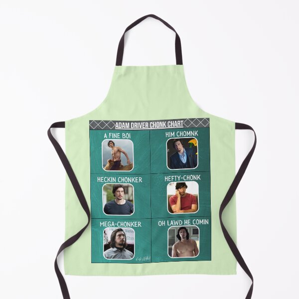 Item preview, Adam Driver Chonk Chart designed and sold by RubyOrchid14 Art & Logos.