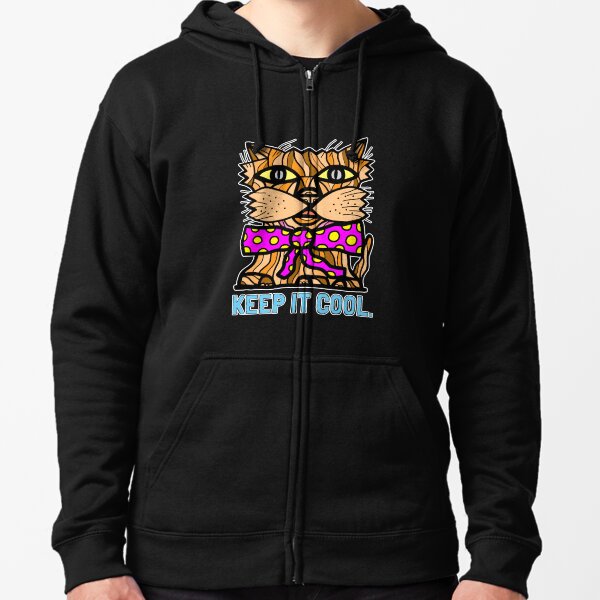 "Keep It Cool" Zipped Hoodie