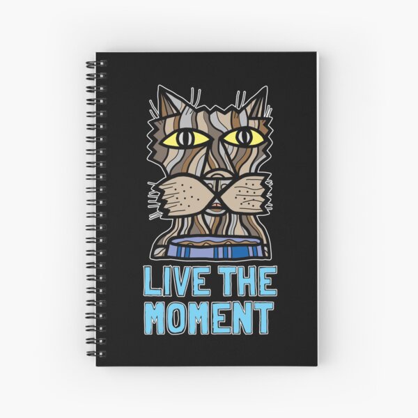 "Live the Moment" Spiral Notebook