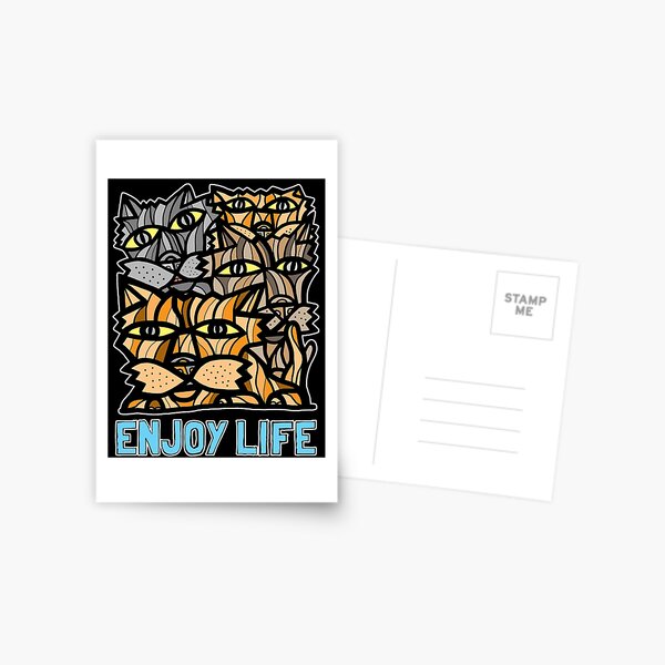 "Enjoy Life" Postcard