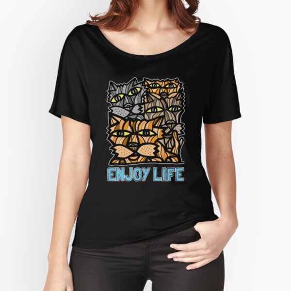 "Enjoy Life" Relaxed Fit T-Shirt