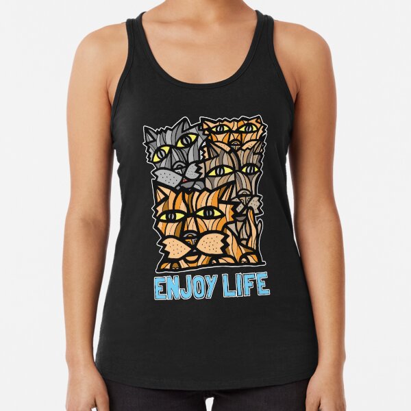 "Enjoy Life" Racerback Tank Top