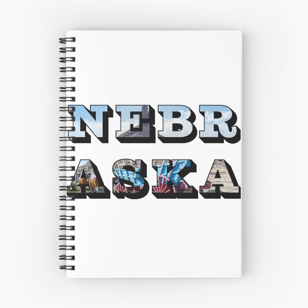Item preview, Nebraska w/ Natural Landmarks designed and sold by Pajamurai.