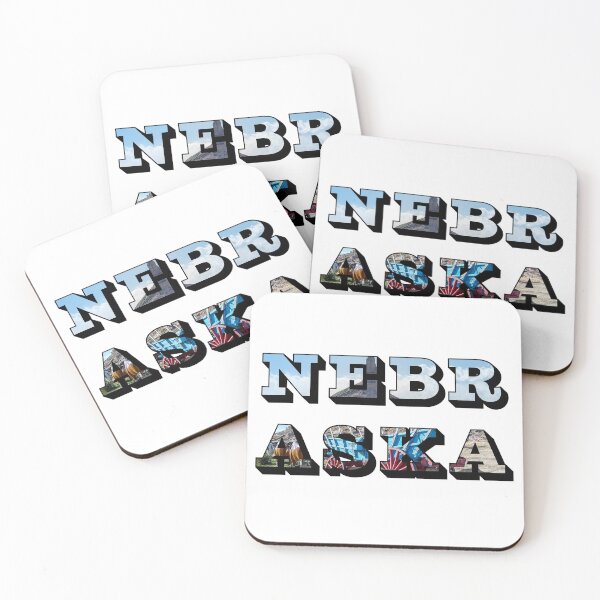 Item preview, Nebraska w/ Natural Landmarks designed and sold by Pajamurai.
