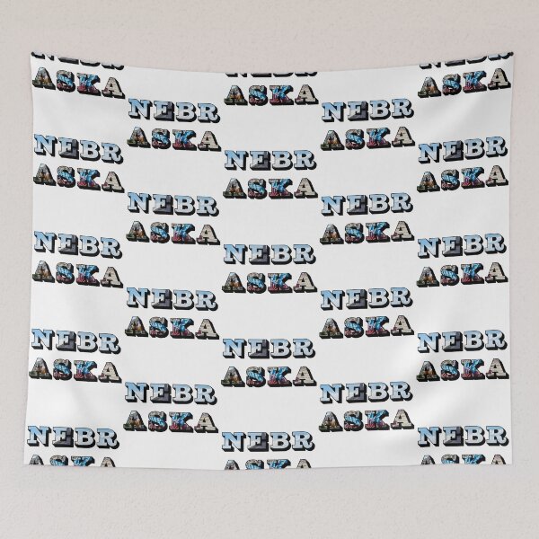 Item preview, Nebraska w/ Natural Landmarks designed and sold by Pajamurai.