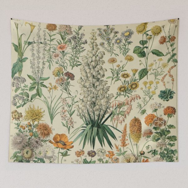 Item preview, Fleurs B - Adolphe Millot designed and sold by starrylite.