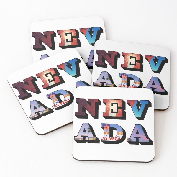 Item preview, Nevada w/ Famous Landmarks designed and sold by Pajamurai.