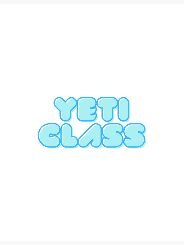 "cute yeti" Sticker for Sale by yeticlass Redbubble