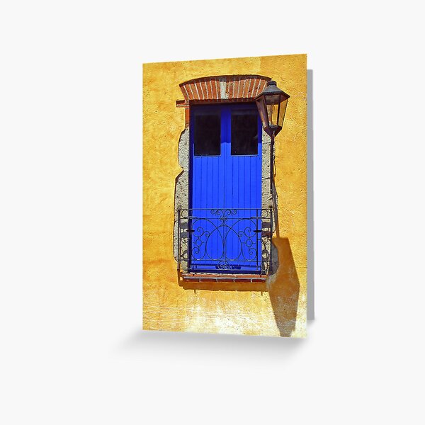Item preview, The Blue Balcony Door designed and sold by MaluC.