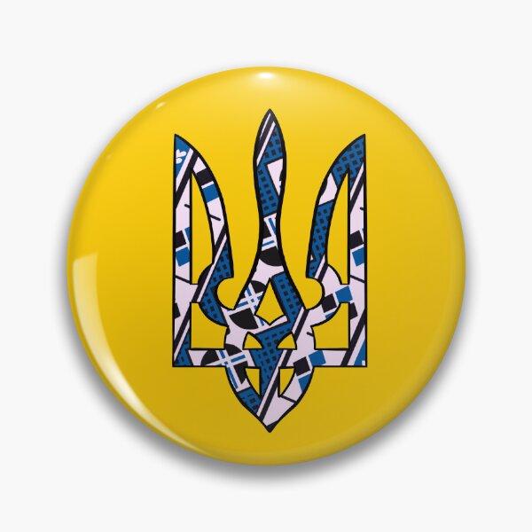 Item preview, Ukraine tryzub  designed and sold by TRAVELLING THE COSMOS.