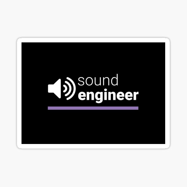 Sound Engineer Sticker