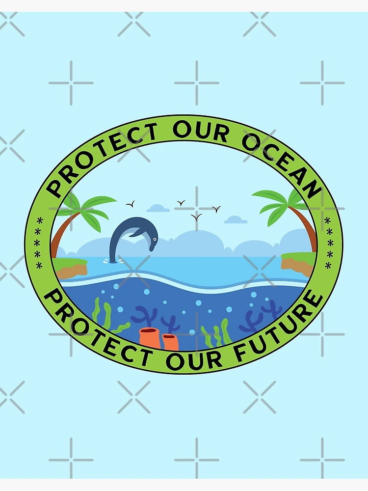 Earth Day Protect Our Ocean Protect Our Future | Art Board Print