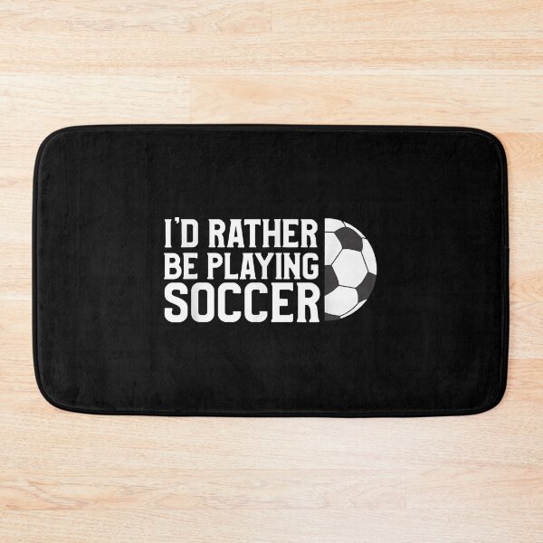 Item preview, I'd Rather Be Playing Soccer Sticker designed and sold by jacksrome6.