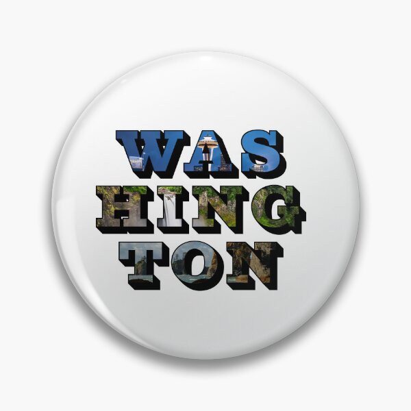 Item preview, Washington State w/ Famous Landmarks designed and sold by Pajamurai.