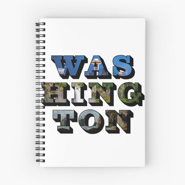 Item preview, Washington State w/ Famous Landmarks designed and sold by Pajamurai.
