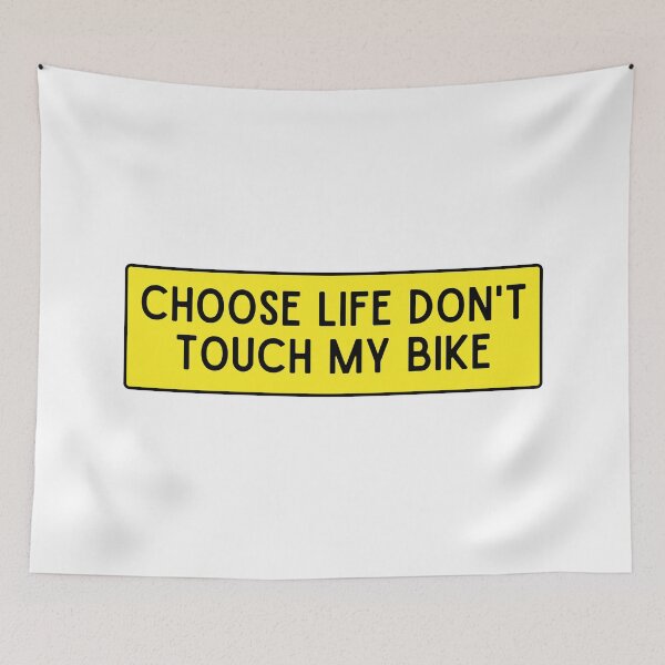 Item preview, Choose Life Don't Touch my Bike  designed and sold by thesmokeydogs.