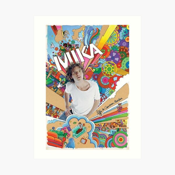 "Life in Cartoon" Art Print for Sale by jodhyskum Redbubble