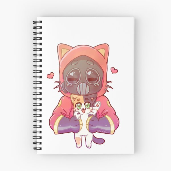 Item preview, pyro team fortress 2 in a cat hoodie holding a kitten designed and sold by 0amburgh0.