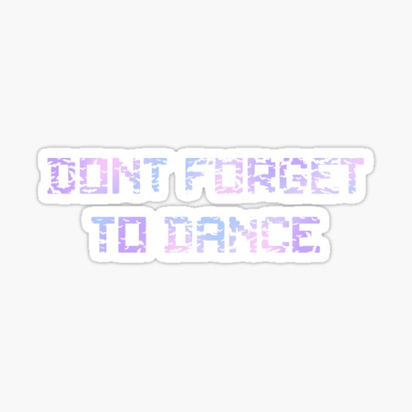 "Don't To Dance Bats" Sticker by ErgoUndead Redbubble