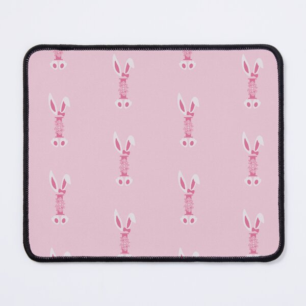 Item preview, I Letter Floral Monogram Initial Pink Bunny Easter designed and sold by SpringMoonPress.