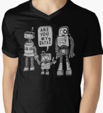 My Data? Robot Kid Men's V-Neck T-Shirt